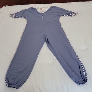 Pom-pom detailed jumpsuit